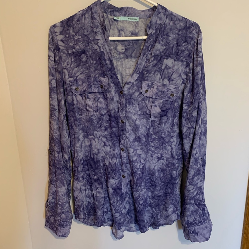 Maurices Button-up Blouse